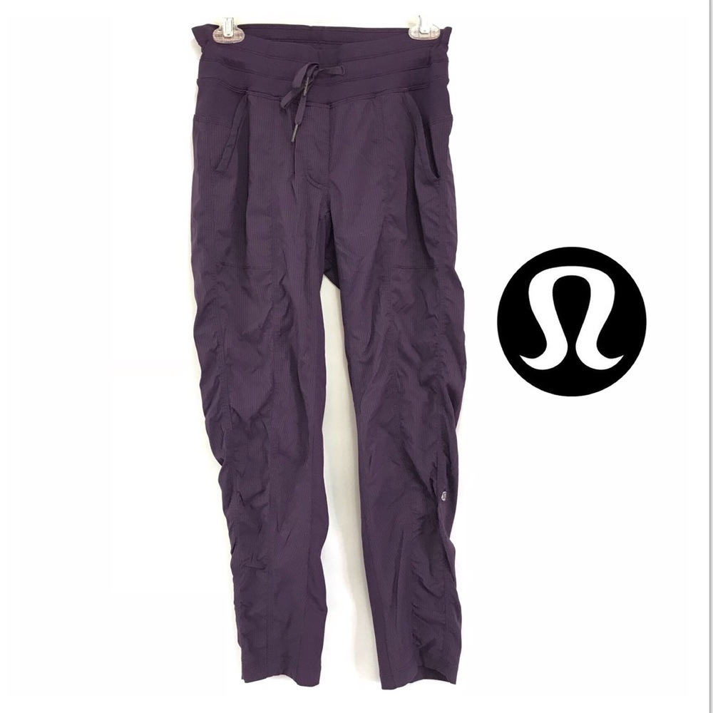 Lululemon Purple Drawstring Pants Bottoms